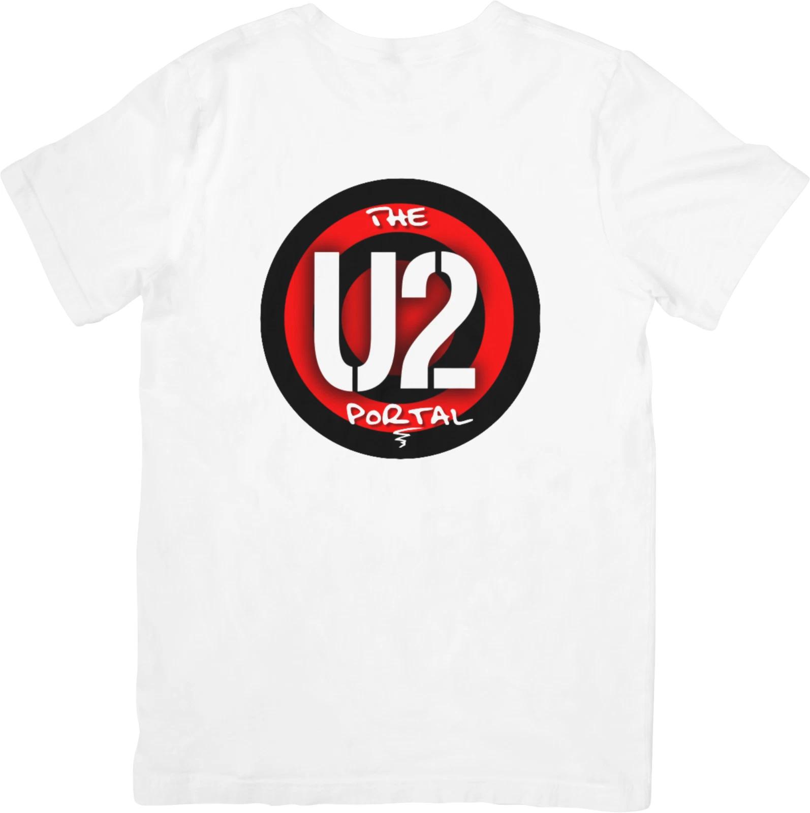 

U2 Music Fit for Men & Women Quality Cotton T-Shirt White. 4XL