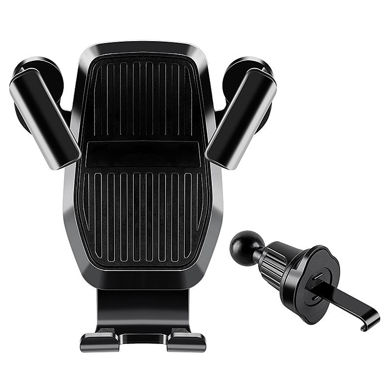 

Car Mobile Phone Navigation Stand Dashboard Stand Air Outlet Gravity Support Mobile Phone Holder Car Mobile Phone Holder чёрный