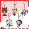 Touhou Project Shrine Maiden Acrylic Keychain Lovely Bag Charms Pendant Chaveiro Divertidamente Cute Souvenir Creative Fan Gift