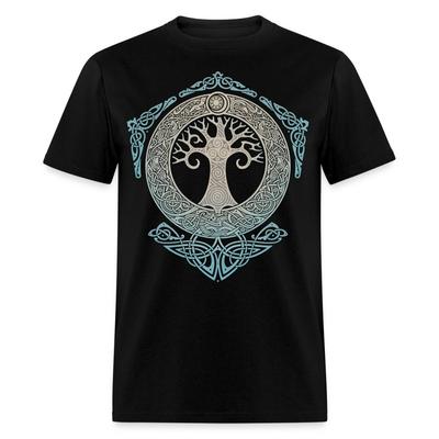 Yggdrasil Tree Of Life Celtic Knotwork Mens T-Shirt