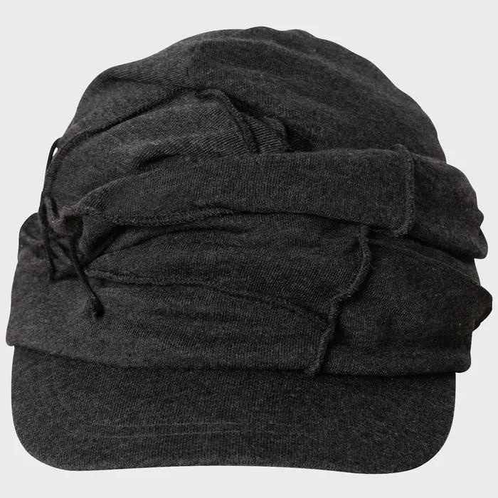Soi Draped Cap (FL-743_Charcoal)