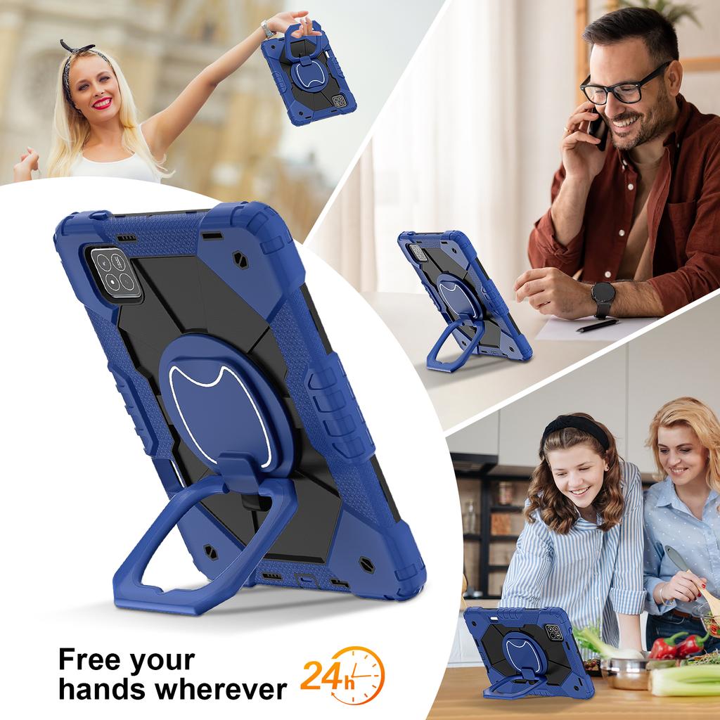 Rotation Stand Case for Xiaomi Pad 7 Pro 11.2 POCO Redmi Pad 2 2025 SE 8.3 Pro 12.1 Inch Tablet Case with Handle Hard Cover