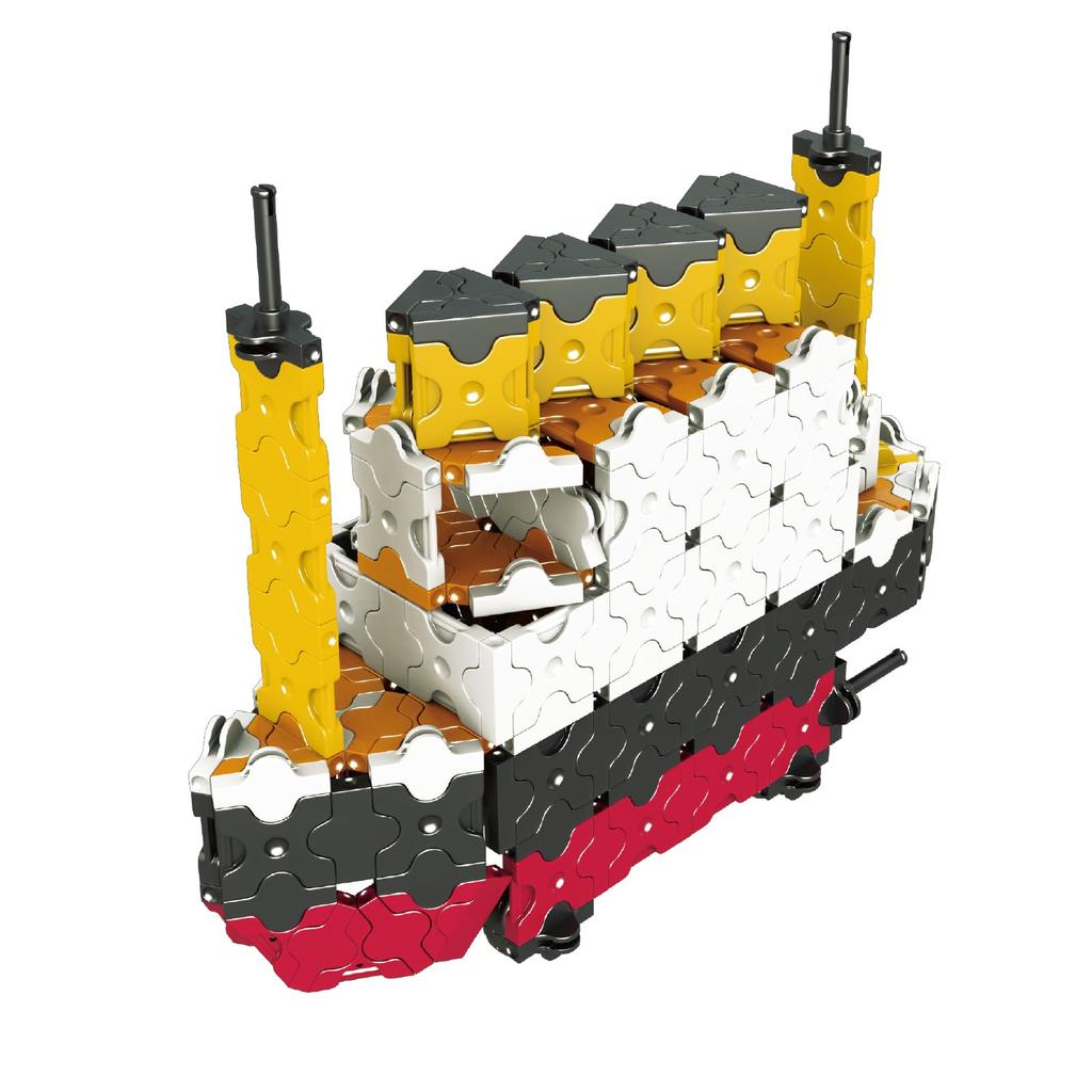 Yoshiritsu LaQ Hamacron Constructor Ships (420 Pieces + SP12 Pieces) L009050