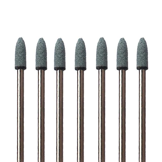 7pc/set Milling Cutter Nail Drill Bits Corundum Rotary Manicure Machine for Manicure Nails Accessories Tools