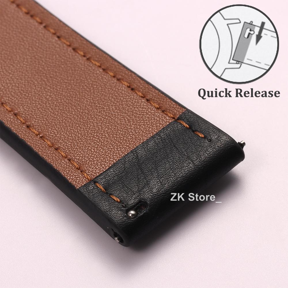 20mm 22mm Lederarmband für Samsung Galaxy Watch 6 5 4 40mm 44mm Gear Armband Vintage Armband für Xiaomi Redmi Watch 3 Active/Lite