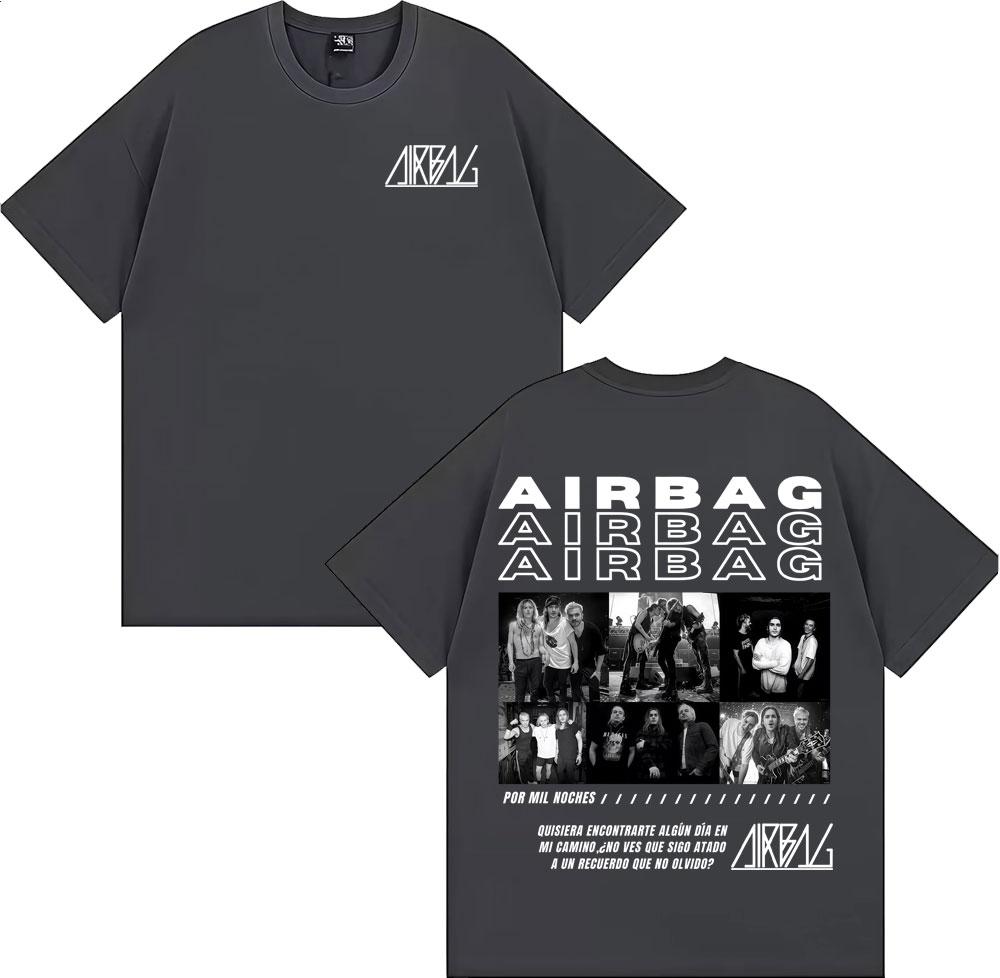 

Airbag Anarquia En Buenos Aires Album 2026 Tour T Shirts Men Women Casual Cotton Short Sleeve Tshirts Fashion Oversized T Shirt M