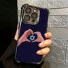 David Jewish Star Symbol Plating Phone Case For Iphone 16 17 Pro Max Air 16E 14 15 Plus 12 13 Mini Anti-Fall Airabag Cover