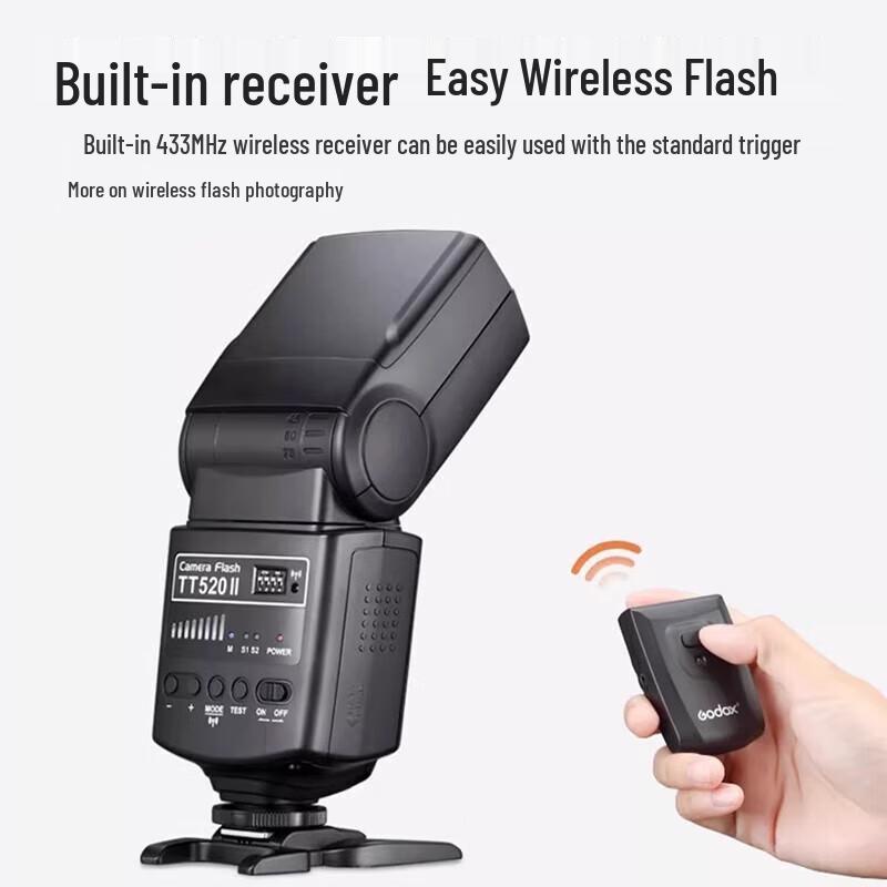 Godox TT520II Hot Shoe Camera Flash