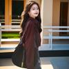 Women's Retro Corduroy Loose Long-Sleeve Shirt - Casual, Versatile, Meat-Concealing 