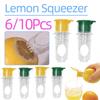 6/10Pcs Lemon Squeezer with Built In Filter Manual Juicer Screw-Top Citrus Orange Juicer Portable Juice Extractor Tool for Home