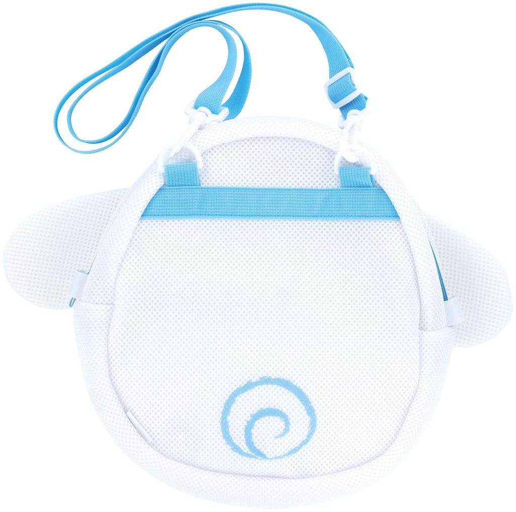 Skater Mesh Shoulder Bag with Sanrio Cinnamoroll Design Die-Cut (SBM1D-A)