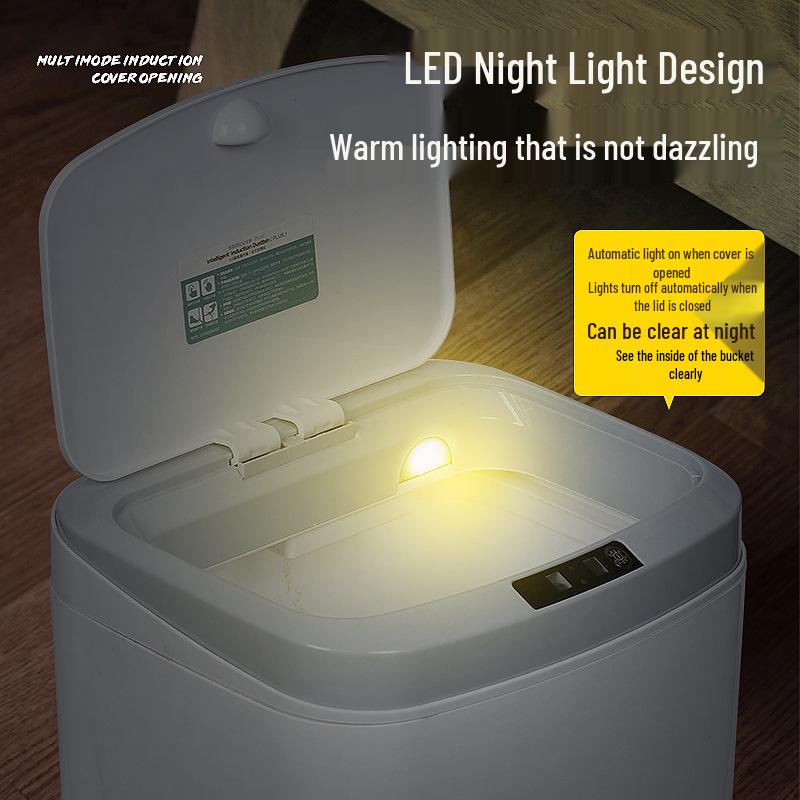 16L Automatic Smart Sensor Trash Can for Home