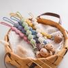 Beech Wood Pacifier Clip Silicone Chain Anti-Drop Baby Accessories Pacifier Chain Nipple Holder Nipple Clip Cartoon Dummy Holder