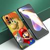 Game Super M-Mario Black Silicone Phone Case For Xiaomi Mi 9 SE 8 10T 11 12 13 Lite 9T 11T 12S 12T 13T 14 Pro 5G NE 11i 12X