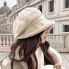 Women's Winter Built-in Ear Muffs and Yarn Cap - Non Elastic, Suitable for Cold Weather, Comfortable Texture Fabric