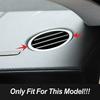 Stainless Steel Sticker Car Dashboard Air Condition Vent Circle Frame Trim For Mercedes Benz CLS W218 CLS260 300 320 350 2012-17
