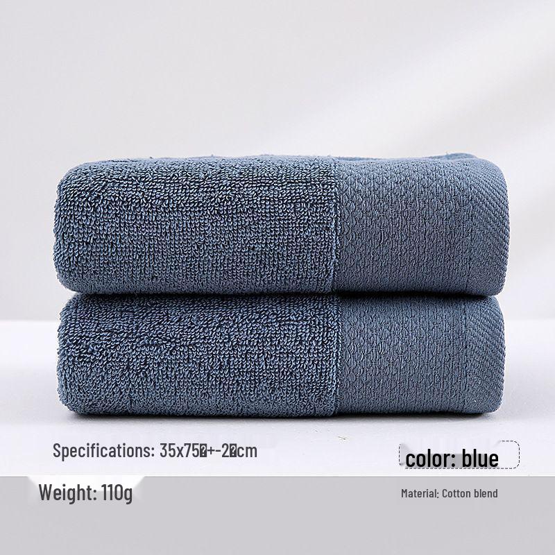 Luxury High-Grade Pure Cotton Bath Towel Set - Thick, Absorbent, Embroiderable