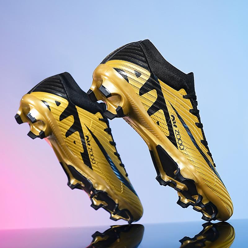 Men Soccer Shoes Professional Field Society Original TF/FG Resistant Football Boots Outdoor High Quality Long Spikes Sneakers