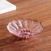 Yude Pink Petal Glass Dinnerware Set