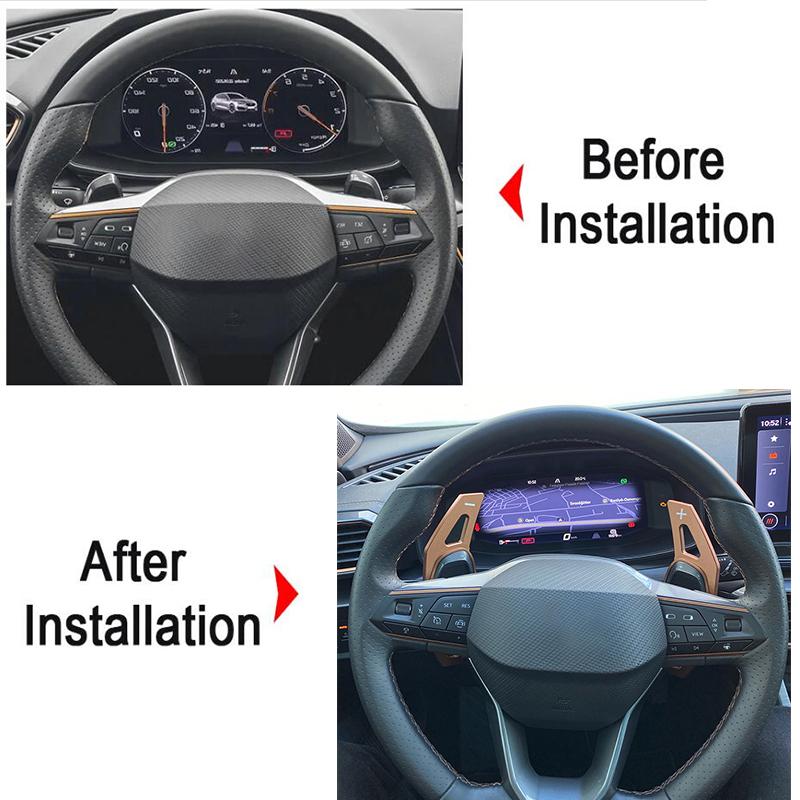 Palette Cambio per Cupra Formentor Cupra Ateca Leon E-Hybrid Volante Auto Accessori Estensione Cambio Dsg