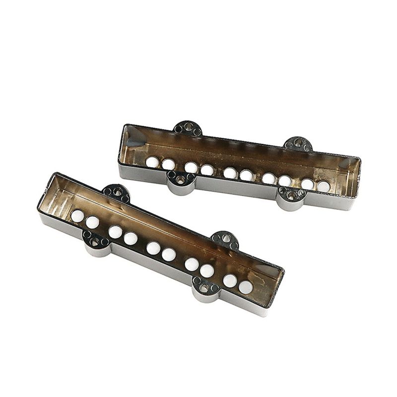 

Classy-2Pcs Plastic JB Style Plastic Closed/Opening Seal Type 5 String Pickup Covers Case /Lid/Shell/Top For Bass Guita
