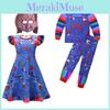 Play Childs Cosplay Costume Dress Pajama Set Halloween Party Home Fashion Wear