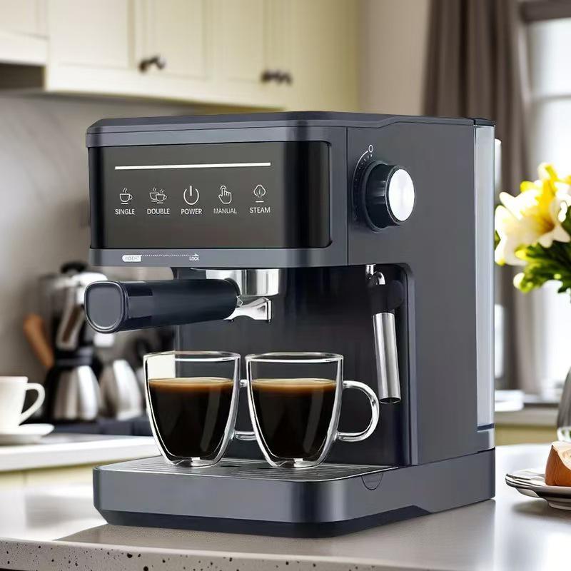 Italian Style Automatic Espresso Machine with Milk Frothing and High-Pressure Extraction