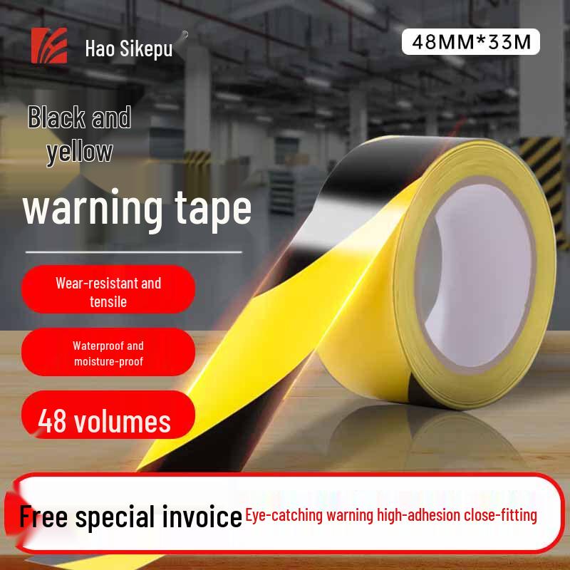 Zebra Floor Marking Safety Warning Tape