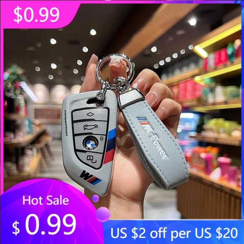 2025 ABS Car Remote Key Case Cover Shell For BMW F20 G20 G30 X1 X3 X4 X5 G05 X6 X7 G11 F15 F16 G01 G02 F48 G30 Baking Paint
