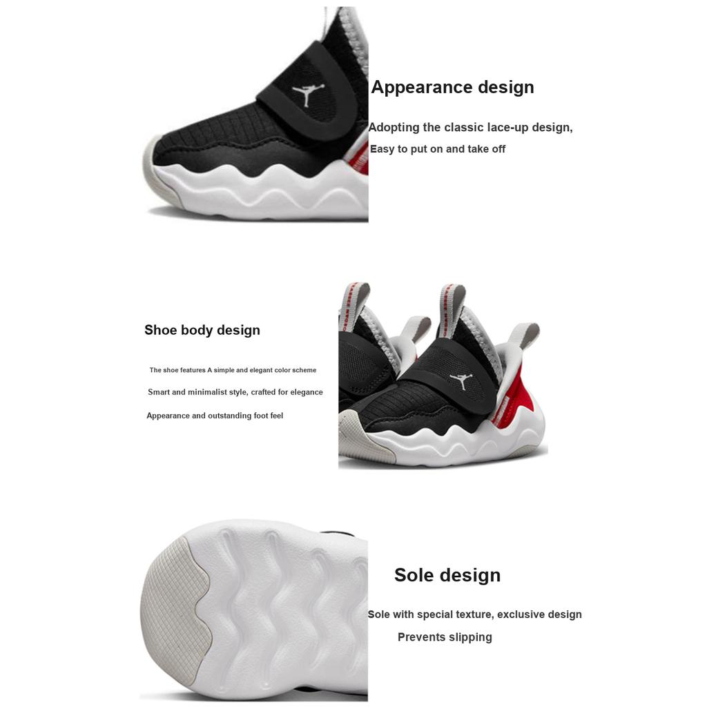 Air Jordan 23/7 TD Bloodline Babysneaker Schwarz Weiß University-Rot DQ9294-061