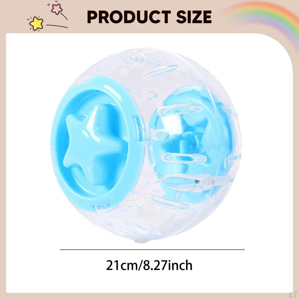 Exercise Ball for Hamsters And Guinea Pigs, Breathable Ball, Transparent Wheel, Toy