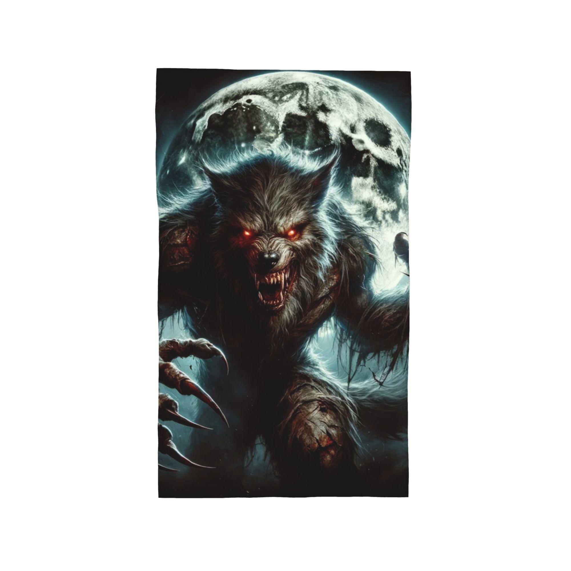 

Werewolf in the moonlight Soft Face Towel Quick Dry Pool Bath Cotton Towels Breathable W40*H60(CM)