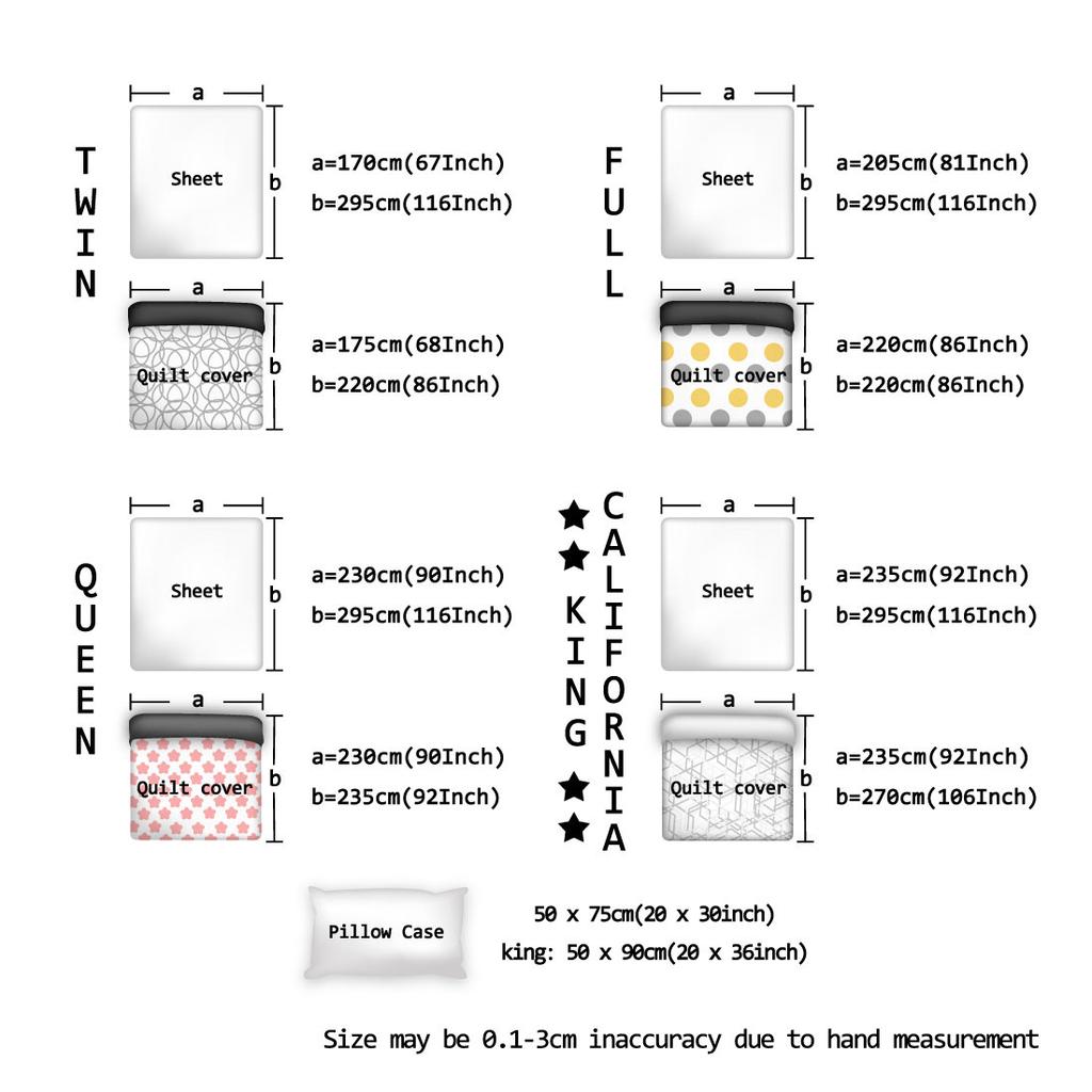 Coral Watercolor Gradient Mottled Retro Comfortable Household Goods Bedroom Bed Luxury Duvet Cover 2/3/4 Pieces