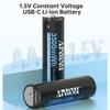 AJNWNM New 1.5V AA Li-ion Battery 3500mwh Li-Polymer USB Rechargeable Lithium USB Battery AA with USB Charging Function
