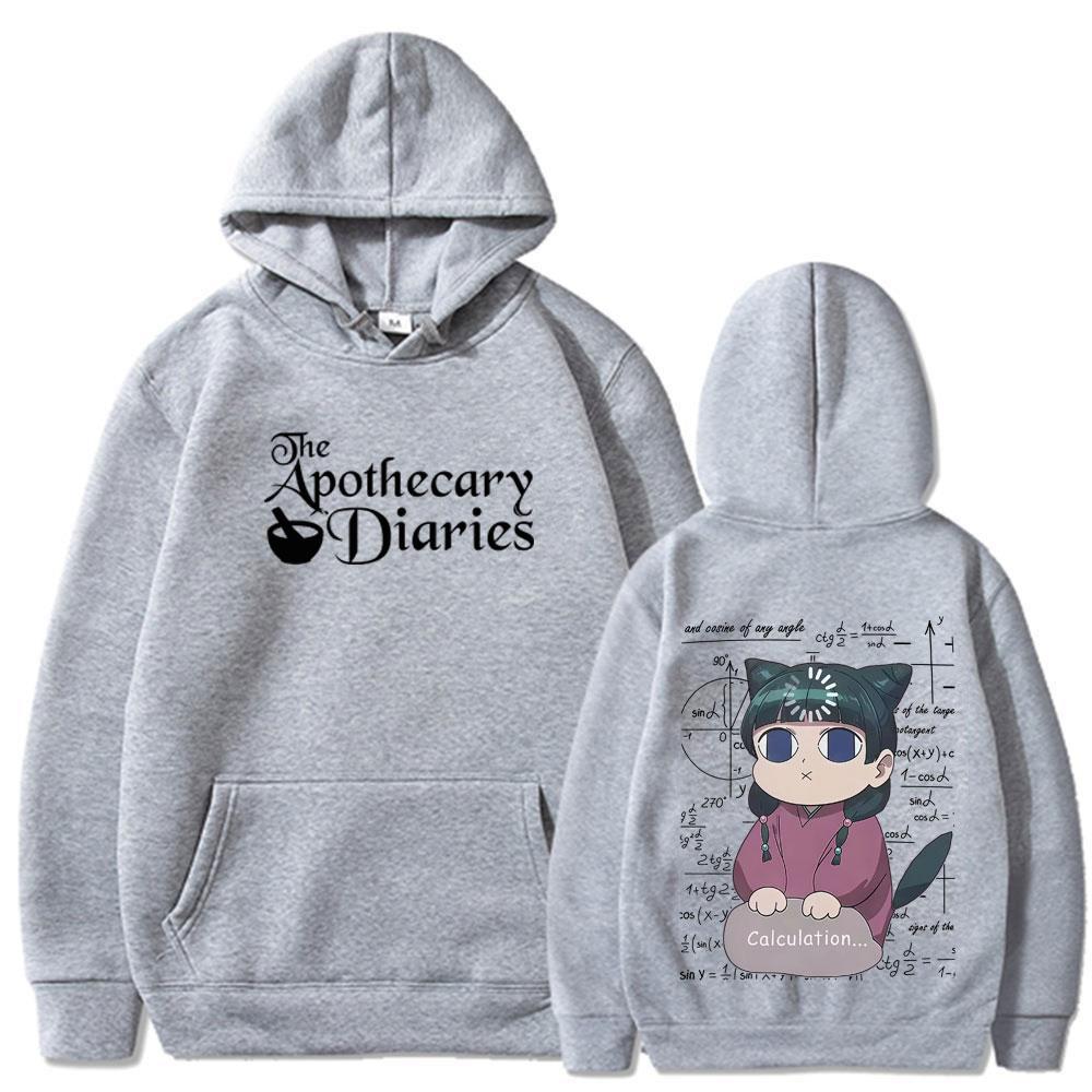 Anime The Apothecary Diaries Maomao Print Hoodie Men Women Casual Hip-hop Hooded Sweatshirt Hoodies Streetwear