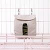 Feeding Bag Hanging Pouch Feeder Hay Bag Holder with Hooks Feeding Dispenser Container for Rabbit Guinea Pig Small Animals Pet