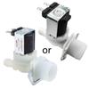 Elettrovalvola Acqua 220V/12V/24V Elettrica Ingresso Elettrovalvola Acqua per Valvola Filettatura Maschio 3/4" per Lavatrice Dis