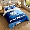 Bedding Set 1 Duvet Cover 2 Pillowcases Preston North End Print Soft Bed Linen Bedroom Decor