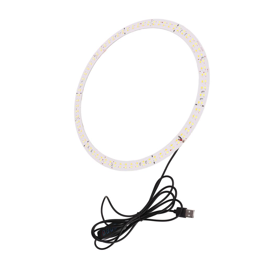 29cm Kruhové LED Světlo Knot 3200K až 5600K LED Žárovková Deska USB Nabíjení Nastavitelný Jas Softbox