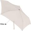 MUJI Lightweight Folding Umbrella 50cm Ivory - Unisex Sun and Rain, Japan