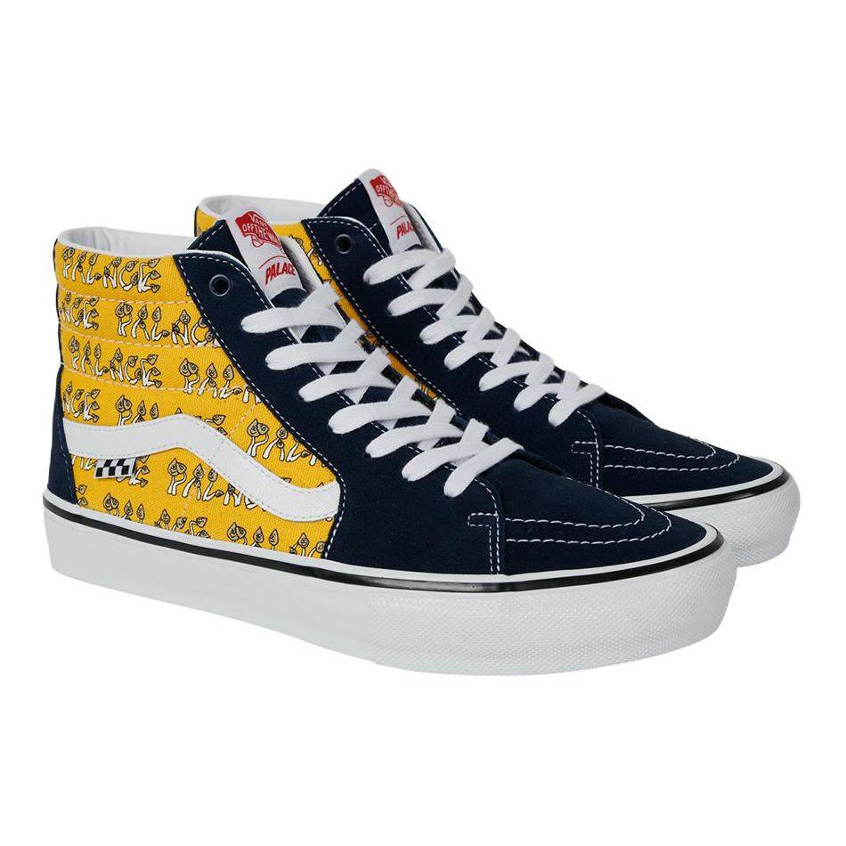 Vans Palace x Skate Sk8-Hi Shroom Pack - Yellow Unisex Sneakers VN0A4BWBA8L