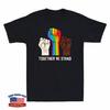 T-shirt LGBT Main Forte Ensemble Nous Tenons Cadeau LGBTQ Drôle Hommes Coton T-shirt Noir
