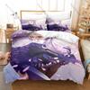 Murasaki Shion Bedding Set 3Pcs Duvet Cover Pillowcase Soft Comfortable Bed Set For Kpop Fans All Sizes Home Textile Decor