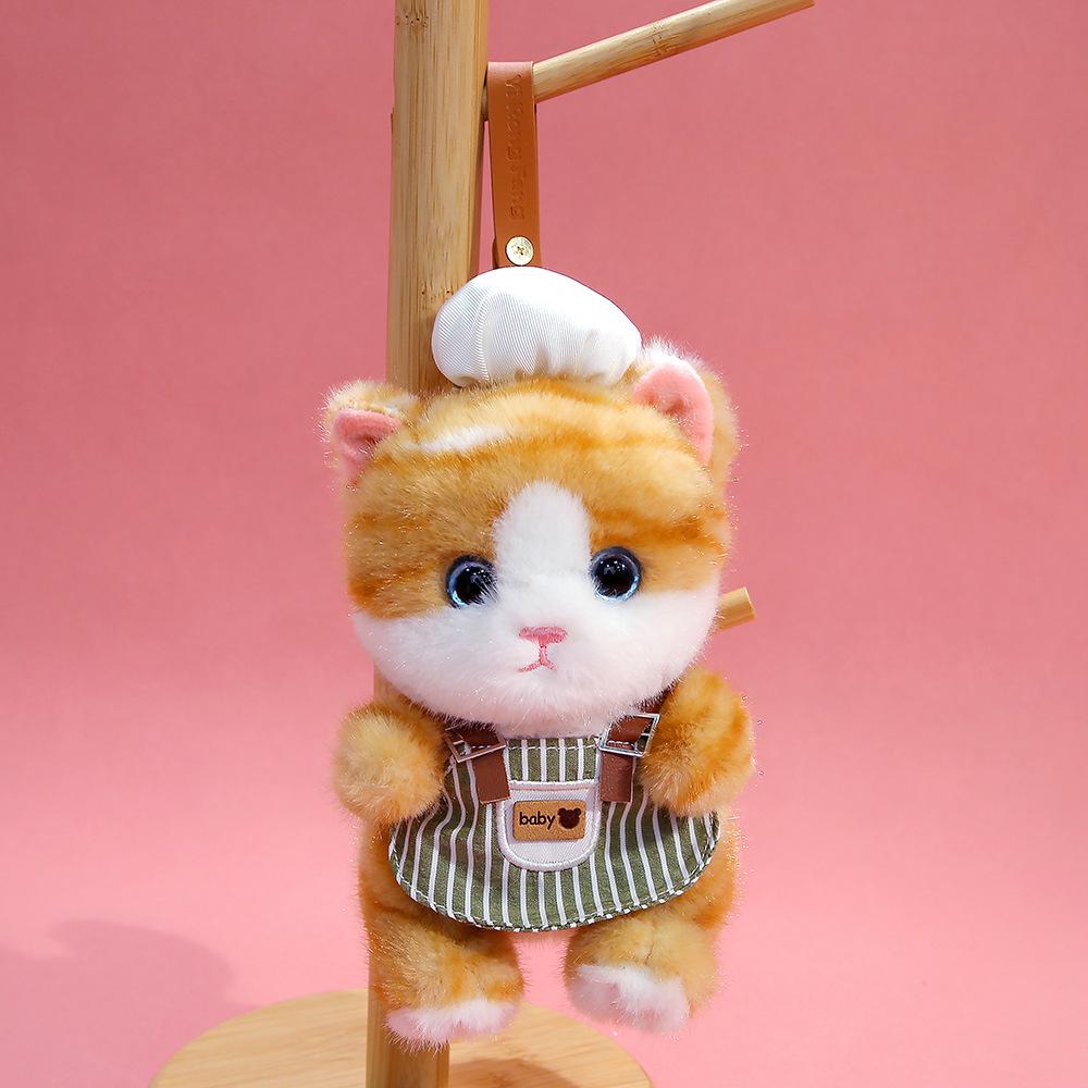 Calico Cat Plush Doll Keychain - Cute & Comforting Birthday Gift