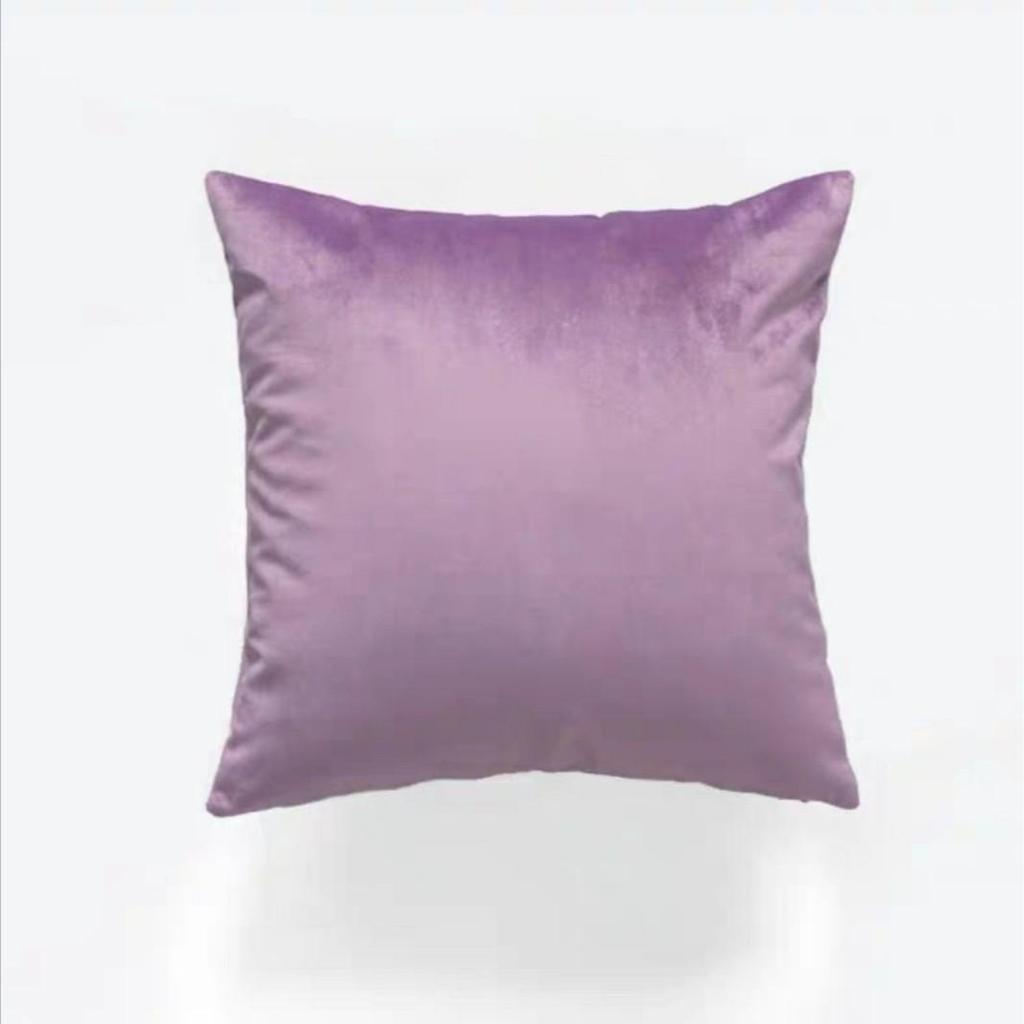 Dutch Velvet Solid Color Cushion Cover - No Logo Pillow Case for Office, Car, or Sofa