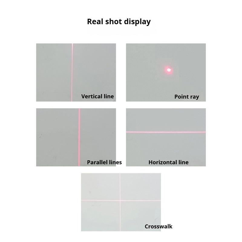 Infrared Laser Level with Bracket Multifunctional Casting Meter Line Beater Rotatable Household Level Ruler with LED Light