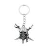 Fashion Vintage Key Chain Charm Pirates Of The Caribbean Keychain Jack Sparrow's Skull Pendant Keyring For Men Women Gifts