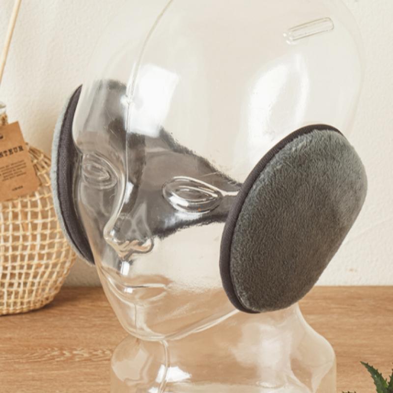 Daiso Jednobarevné náušníky Šedé