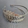 Silver Headband, Laurel Wreath, Tiara, Self-wedding