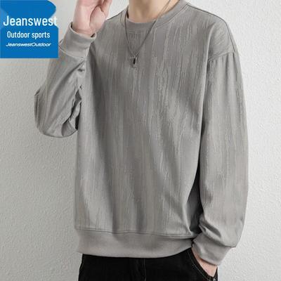 Jeanswest Men's Outdoor Casual Round Neck Sweatshirt